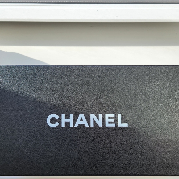 Chanel Ballet Black Flats 37 with logo - Picture 7 of 8